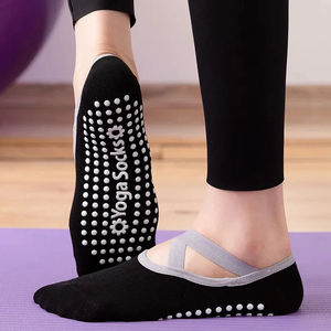 Calcetines de Yoga para Mujer, Antideslizantes, de Algodón, para Pilates, Ballet, Danza, Deportes, Yoga, Fitness, Calcetines de Tobillo - Product Image 2