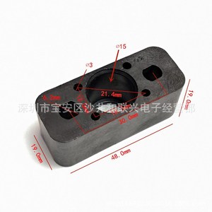 Linear Motion Bearing Pillow <b>Block</b> <b>Mounting</b> Plastic 8mm Shaft 15mm Inner Diameter Square Metric 30mm Width - Product Image 4