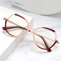 883 mode femmes cadre optique Logo personnalisé lunettes oeil de chat TR90 matériel Anti-lumière bleue Street Style lunettes pour diamant