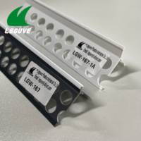 Profilé d'angle en PVC co-extrudé polyvalent pour la construction de plâtre et de cloisons sèches, longueur personnalisable, design moderne pour la rénovation de la maison