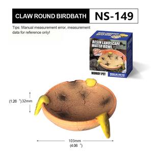 Noypet אביזרים זוחלים terrarium נוף פאה סביב קערה מזון מים קערה מזון מים לקערה - Product Image 6