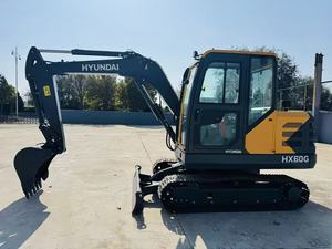 Miniexcavadora Hyundai HX60G de 6 Toneladas con Cucharón de Excavación de 0.12m, Motor Hyundai, Válvulas Hidráulicas Kawasaki, Componente Central del Motor - Product Image 4