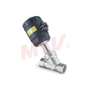 Herstellung Luft steuerung mit Edelstahl gewinde Pneumatischer Kunststoff Aktuator pneumatisches Winkels itz ventil Steuerventil - Product Image 1