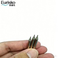 Outil de meulage cylindrique diamanté électroplaqué 1 mm, haute dureté, OEM pour verre Schott, perçage de précision, anti-éclatement, sans bavures