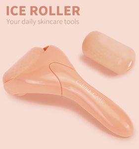 Personnalisé 2 têtes de rouleau rouleau de glace en silicone pour moule de refroidissement du visage et <span class=keywords><strong>contour</strong></span> du visage globes de glace pour le visage cube de visage - Product Image 6