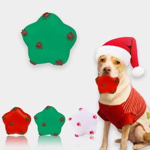Üretici Toptan Satış Çevre Dostu Yıldız Şeklinde Köpek Çiğneme Oyuncağı Sevimli İnteraktif Ses Çıkaran Su Geçirmez Vinil Kaygı Giderici Oyuncaklar - Product Image 1