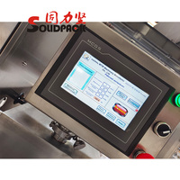 Machine automatique de thermoscellage de scellant de feuille d'aluminium de Solidpack pour le pot en plastique de boîte de tasse d'animal familier