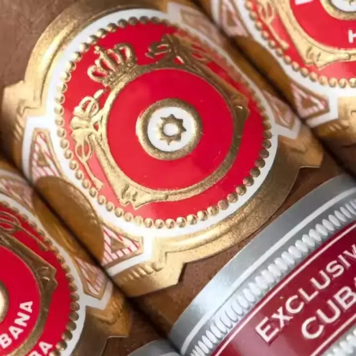 Custom Private Logo Design Printing Gold Foil Art Paper Cigar Bands Ring Sticker Embossed Cuban Cigar Labels