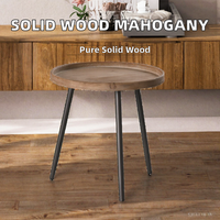 Table basse en bois massif acajou au design simple et durable, style postmoderne, pour salon