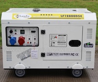 Générateur diesel silencieux 100% cuivre, vente chaude en Europe, portable, 8 9 10 12 13 15 20 Kva kw 8kv 9kv 10kv 12kv 20kv 12000w