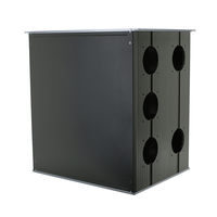 Casing Server Hybrid Logam Lembaran Ekstrusi Aluminium Kustom OEM Tugas Berat Rakmount 19 Inci IP54 Perak ISO9001:2015
