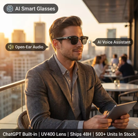 Lunettes Intelligentes à Reconnaissance Avancée, Caméra 13MP, Enregistrement Vidéo, Traduction IA, Casque Connecté Intelligent 2026