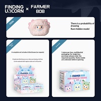Authentique Finding Unicorn FARMER BOB Troisième Génération Phantom Dragon Secret Realm Peluche Vinyle Boîte Mystère Figurine Tendance Pré-vente