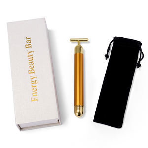 Outils de soins de beauté de haute qualité masseur Facial or <span class=keywords><strong>Rose</strong></span> barre de beauté électronique 24K bâton de vibrateur - Product Image 2