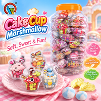 Nuevo Dulce de Malvavisco Suave para Pastel de Cumpleaños, Proveedor de Dulces de Malvavisco Rellenos y Adorables