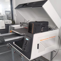 Printer UV Eizoulyn Commercial Cilyndrical Certificate Xp600 Head Flatbed Otomatis Terbaik Dunia Ukuran Kecil untuk Casing Ponsel Refine A2