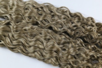 Vague naturelle de gros Extension de cheveux doublement étirés, tissage en paquet, cheveux humains Remy vierges alignés sur les cuticules