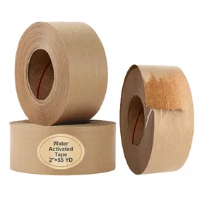 Nettes Wasser-Kraftpapierband Großhandel kundenspezifisches Kraftpapierband wasseraktiviertes Kraftpapierband