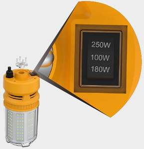 Lámpara de Trabajo Industrial Portátil de Alta Potencia de 30000LM, IP65, LED, 3 Modos, Ventilador Incorporado, para Taller, Carretera, Uso en Exteriores - Product Image 3