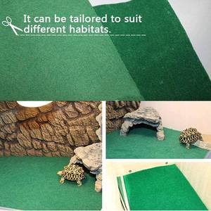 Tapis de <span class=keywords><strong>Reptile</strong></span> pour extérieur, accessoire de literie, <span class=keywords><strong>Terrarium</strong></span>, doublure, enclos, motif Dragon, Lizard, tortue - Product Image 3