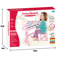 Piano de Juguete Educativo de 24 Teclas para Niños, Material ABS, Hecho en China, para Niños de 2 a 4 Años