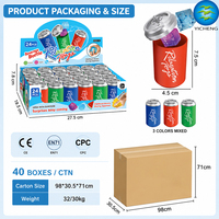 Lot de 24 jouets squishy en boîte surprise, en TPR souple à remontée lente, anti-stress, jouets à presser, jouet surprise fidget squishy, cadeau pour enfants