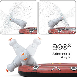 2023 nouveaux jouets gonflables pour animaux Pirate eau Jet bateau extérieur pelouse fontaine enfants pistolet jouets - Product Image 2