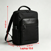 Sac à dos professionnel pour homme en tissu Oxford de qualité supérieure, multi-poches, résistant à l'eau, pour ordinateur portable 15,6 pouces, fournisseur OEM ODM