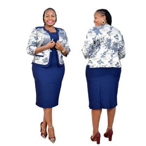 Turkey Dress OEM & ODM African Mid-aged Women Plus Size Brocade Church Women's Dress African Dresses Suit for Fancy Event - Product Image 2