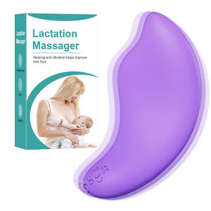 Masajeador de lactancia portátil de vibración múltiple suave de silicona líquida personalizable de suministro de fábrica - Product Image 1