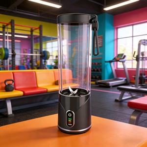 Licuadora Portátil Recargable USB-C de 550 ml con Boquilla, Silenciosa y Compatible con Portavasos de Auto - Product Image 1