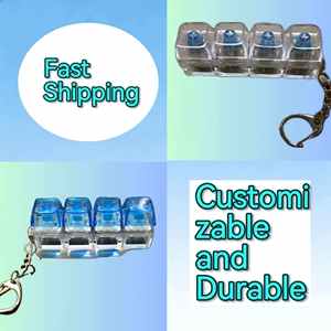 Llavero con interruptor mecánico, botón fidget, juguete probador de llaveros personalizados para amantes de los teclados de juegos - Product Image 4