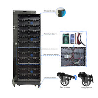 Pantalla LED para Interiores, Video Wall LED, Pantalla LED de Pared, Pantalla LED Tipo Póster, Control por USB y WiFi, Panel LED de Pie para Interiores, Anuncios Digitales