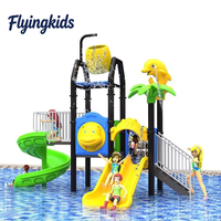 Aire de jeux extérieure pour enfants, toboggans aquatiques en acier/métal pour usage résidentiel et centres commerciaux