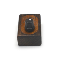 SAPHUE S3 Clip Pickup pour guitare acoustique/classique Étui en bois avec bouton de volume et transducteur 6.35 Jack pour Ukelele/Kalimba...