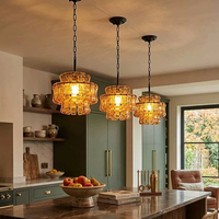Lampes suspendues en verre modernes, style nordique, luminaires suspendus de luxe pour table à manger, îlot de cuisine, chevet