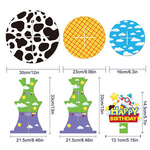 Huancai-soporte para <span class=keywords><strong>pastel</strong></span> <span class=keywords><strong>de</strong></span> fiesta <span class=keywords><strong>de</strong></span> <span class=keywords><strong>3</strong></span> niveles, soporte para magdalenas, postres, juguetes <span class=keywords><strong>de</strong></span> cumpleaños para niños, suministros para fiesta - Product Image 3