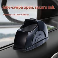 Cendrier de porte de voiture, panneau de console centrale, coupe-vent, anti-évasion de cendres, ne laisse pas tomber de cendres, en matériau PC