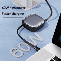 Kit de Cable de Datos USB Tipo-C de 65W 3A, Carga Rápida, 6 en 1, Adaptador de Viaje Trenzado, Almacenamiento para Escáner de Código de Barras, Cámara, Teléfonos Móviles