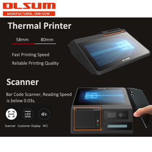 Terminal pos de 11,6 pulgadas todo en uno, sistema de pos inteligente, windows, táctil, con impresora, caja <span class=keywords><strong>registradora</strong></span>, nuevo estilo - Product Image 6