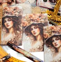 Yanji vintage fleur filles journalisation déco papier scrapbooking papier pack