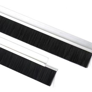 Aluminum Alloy Strip Brush Nylon Bristle Industrial Grade Dustproof Door <b>Window</b> <b>Sealing</b> Brush 1.5mm Thickness Durable - Product Image 4