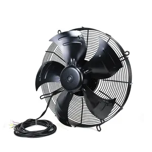 450mm high airflow plastic airfoil blade axial fan with maintenance free ball bearing