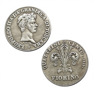 Monedas conmemorativas de estilo antiguo de Toscana (Estatos Italianos) de 1828, 1 Fiorino - <span class=keywords><strong>Leopoldo</strong></span> II, regalos, decoración del hogar - Product Image 2