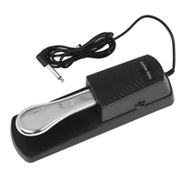 Electronic Keyboard Piano Damper Sustain Pedal, Quality Anti-slip Sustain Foot Switch with Sustain Pedal with Polarity Switch