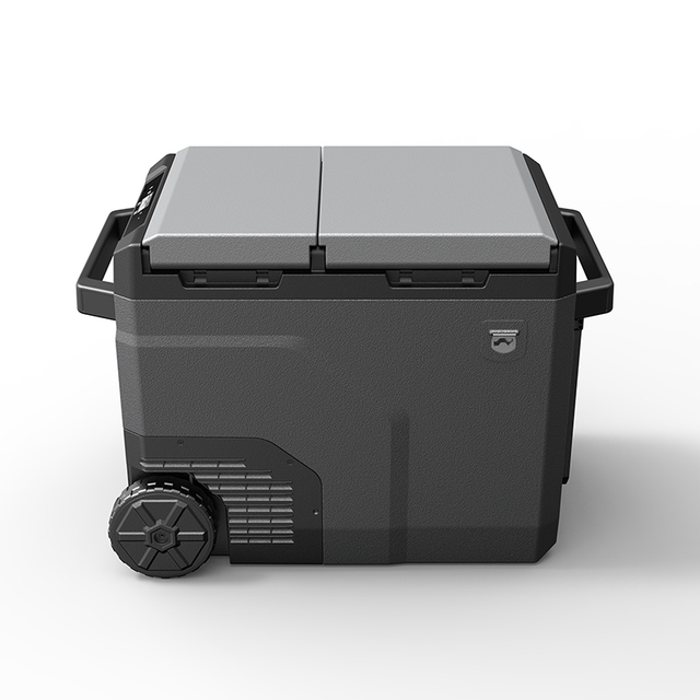 45-Liter Car Electric Camping Fridge Freezer Portable 12V 24V Compressor Car Refrigerator with Handle for RV & Home Use
