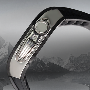 Estuche <span class=keywords><strong>de</strong></span> fibra <span class=keywords><strong>de</strong></span> carbono artesanal único, <span class=keywords><strong>reloj</strong></span> inteligente <span class=keywords><strong>de</strong></span> lujo, correa <span class=keywords><strong>de</strong></span> goma Fluoro, funda protectora, Kit <span class=keywords><strong>de</strong></span> modificación para <span class=keywords><strong>reloj</strong></span> - Product Image 3