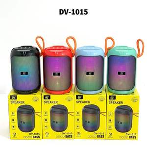 DV-1015 Portable <b>Speaker</b> 5W RGB LED Light Wireless Party <b>Speaker</b> with USB TF Card Support - Product Image 1