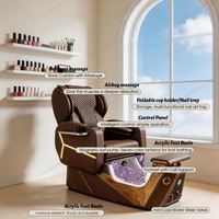 Chaise de pédicure électrique multifonctionnelle, spa pour les pieds, chaises de manucure et de pédicure avec massage, chaises de pédicure modernes de luxe à vendre