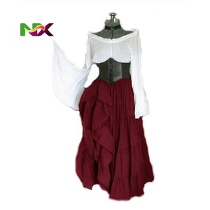 <span class=keywords><strong>Disfraz</strong></span> de <span class=keywords><strong>Reina</strong></span> Gótica Victoriana para Fiesta de Disfraces, Vestido Medieval Renacentista de Princesa Élfica, Lolita, Baile Retro, Cosplay para Mujer - Product Image 4